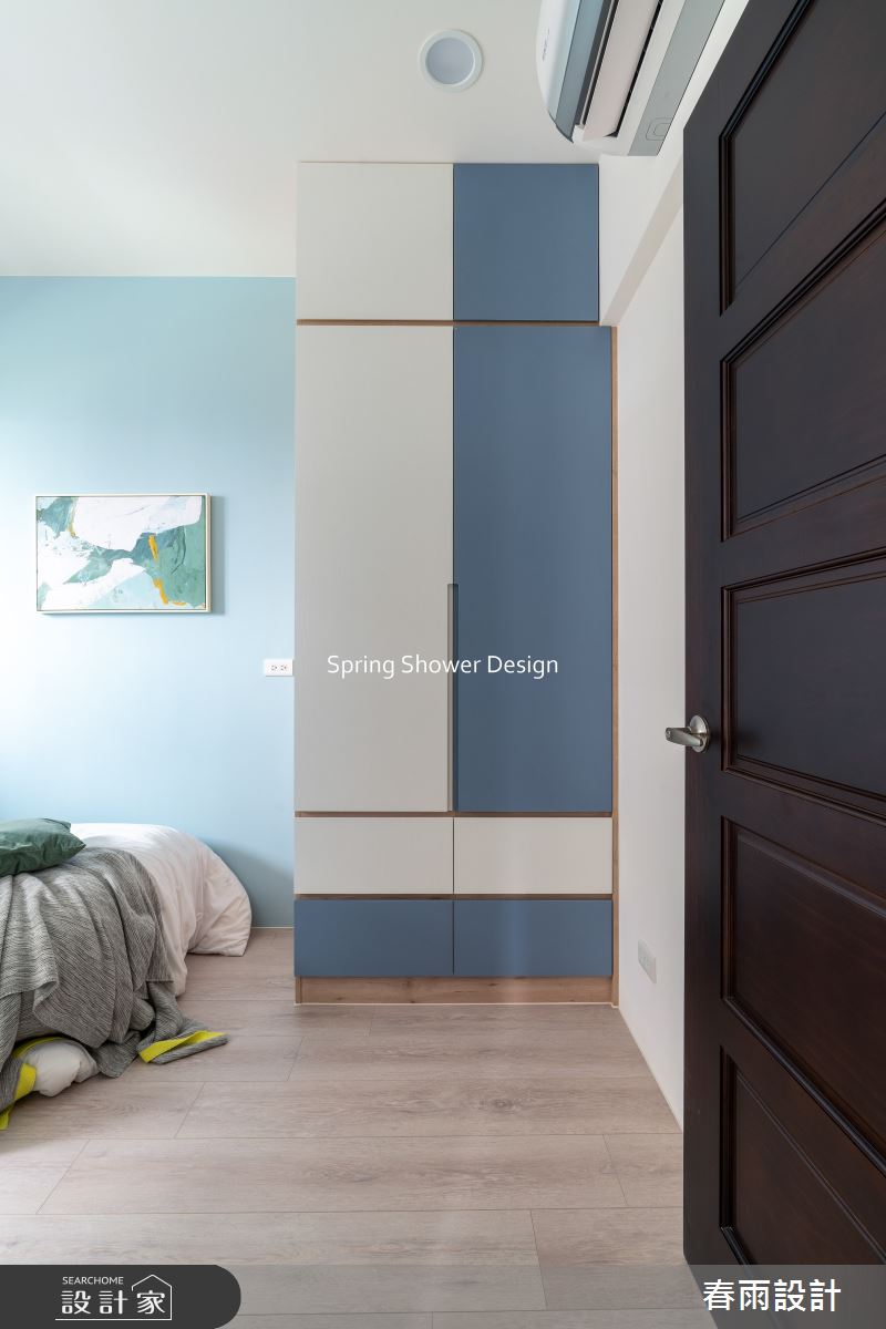 新成屋(5年以下)＿美式風臥室案例圖片＿春雨設計＿春雨_282 雅朵花園之37