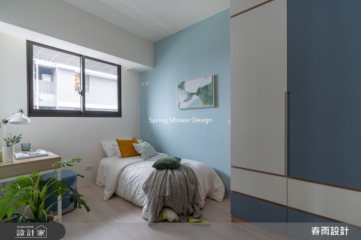 新成屋(5年以下)＿美式風臥室案例圖片＿春雨設計＿春雨_282 雅朵花園之38