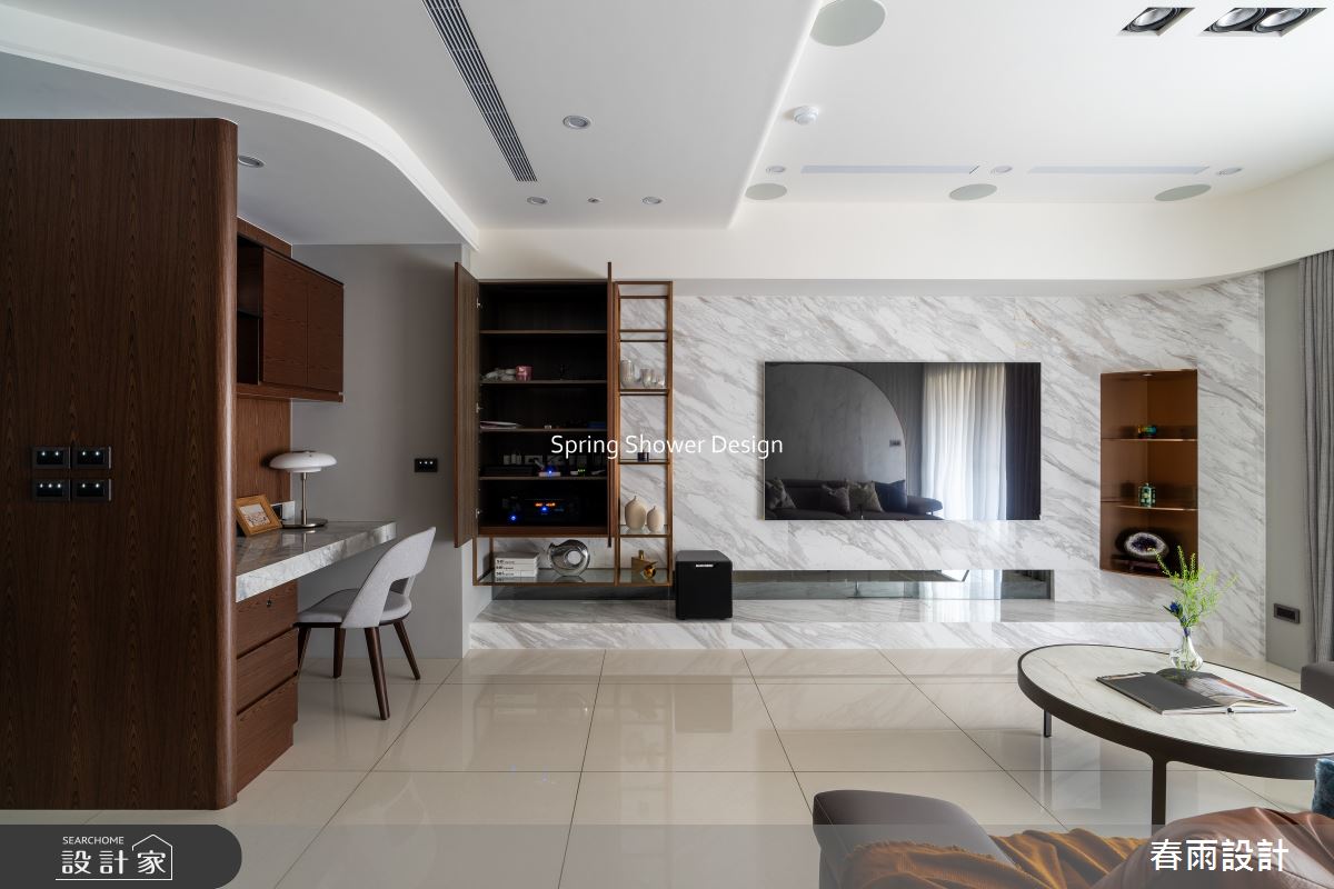 新成屋(5年以下)＿現代風客廳書房案例圖片＿春雨設計＿春雨_283 築禾交響院之12