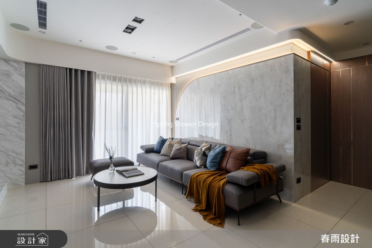 新成屋(5年以下)＿現代風客廳案例圖片＿春雨設計＿春雨_283 築禾交響院之13
