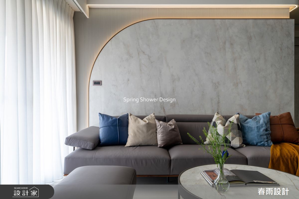 新成屋(5年以下)＿現代風客廳案例圖片＿春雨設計＿春雨_283 築禾交響院之14