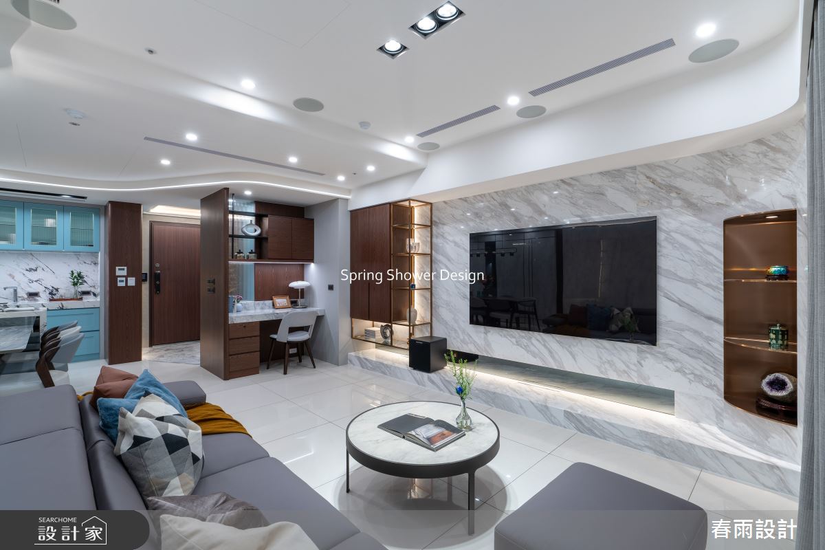 新成屋(5年以下)＿現代風客廳書房案例圖片＿春雨設計＿春雨_283 築禾交響院之17
