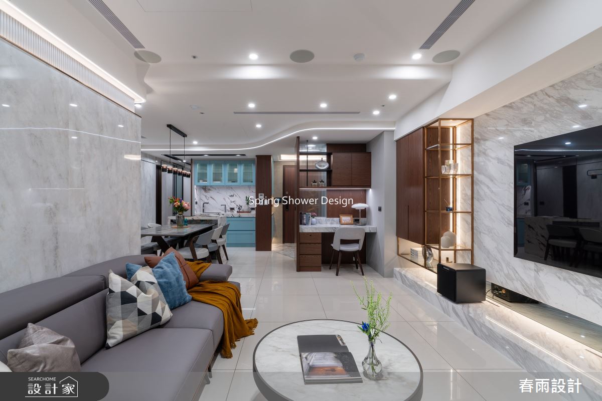 新成屋(5年以下)＿現代風客廳書房案例圖片＿春雨設計＿春雨_283 築禾交響院之18