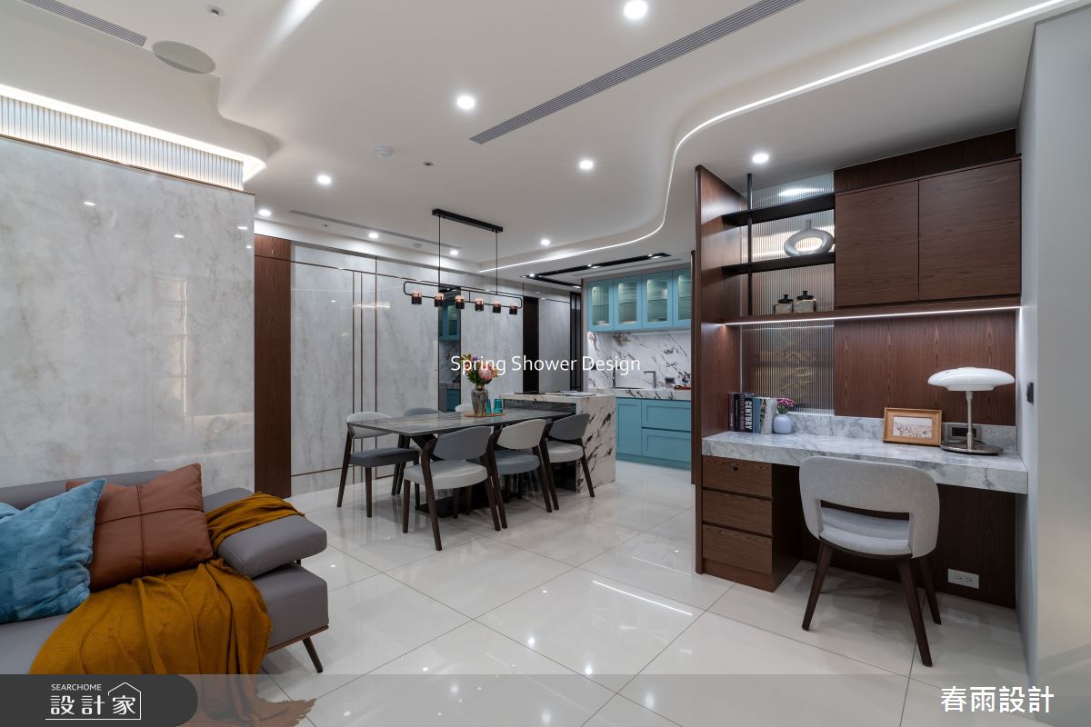 新成屋(5年以下)＿現代風餐廳書房案例圖片＿春雨設計＿春雨_283 築禾交響院之19
