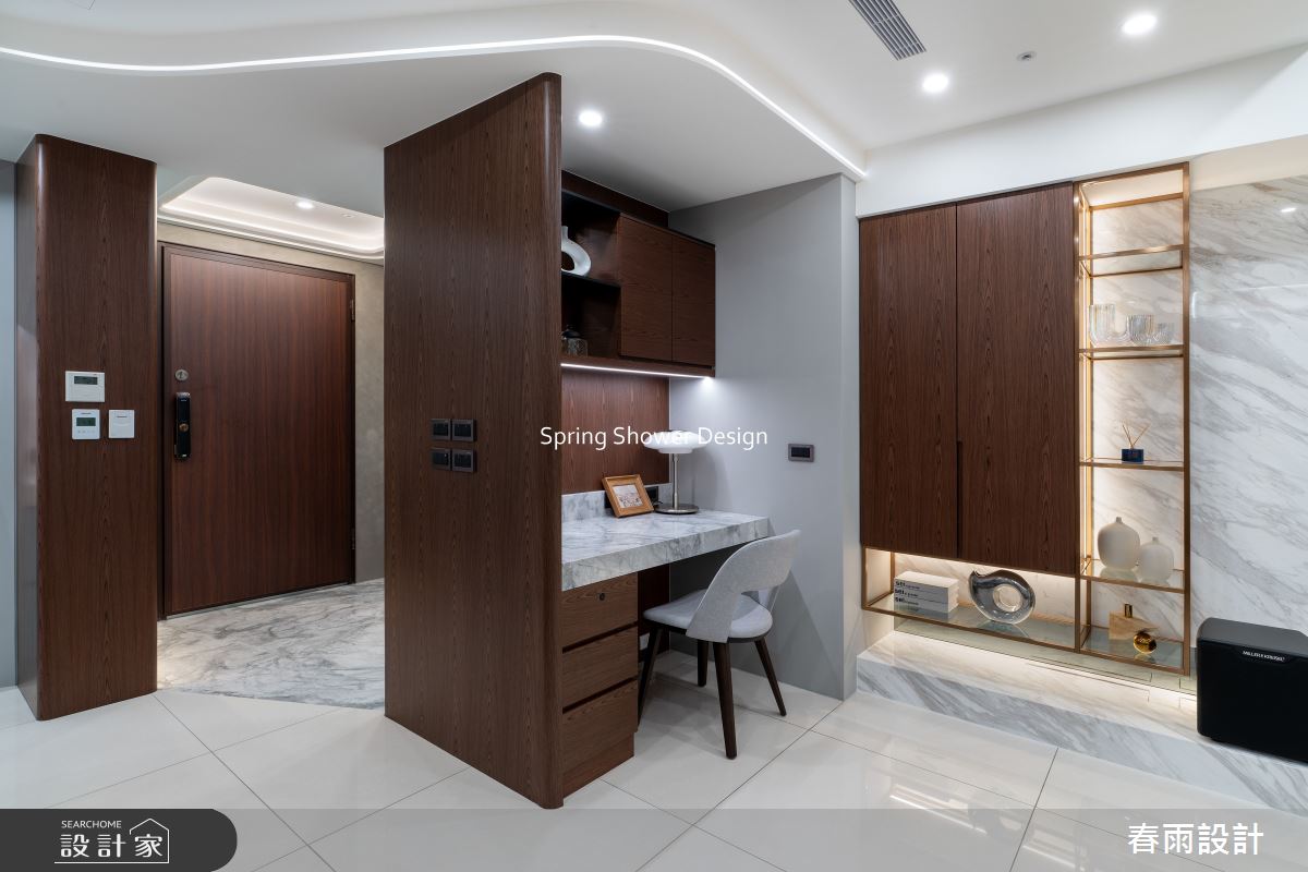 新成屋(5年以下)＿現代風玄關書房案例圖片＿春雨設計＿春雨_283 築禾交響院之20