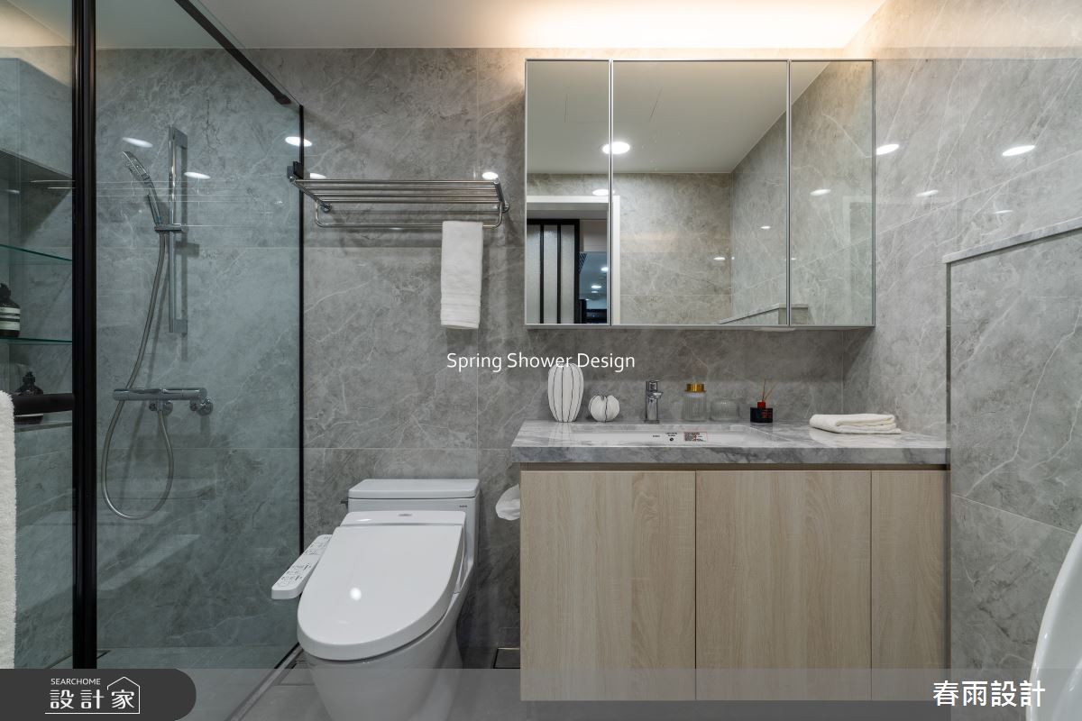 新成屋(5年以下)＿現代風浴室案例圖片＿春雨設計＿春雨_283 築禾交響院之22
