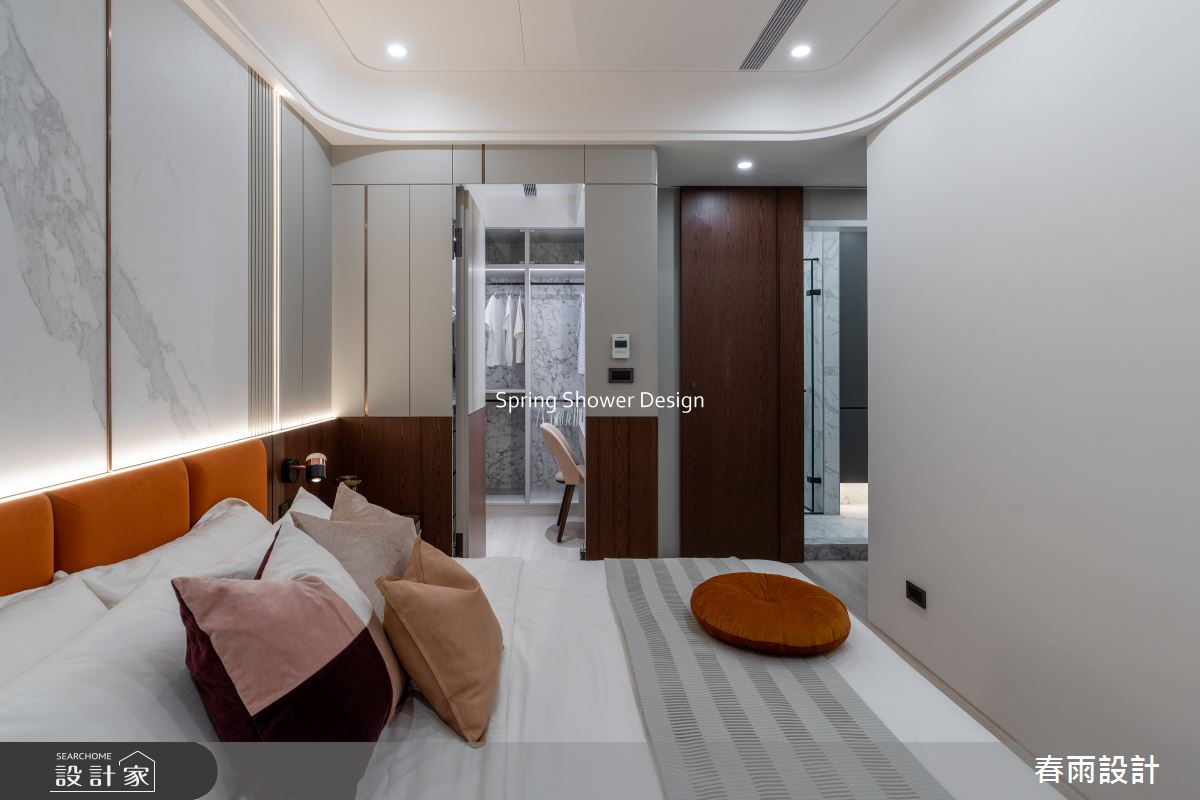 新成屋(5年以下)＿現代風臥室更衣間案例圖片＿春雨設計＿春雨_283 築禾交響院之28