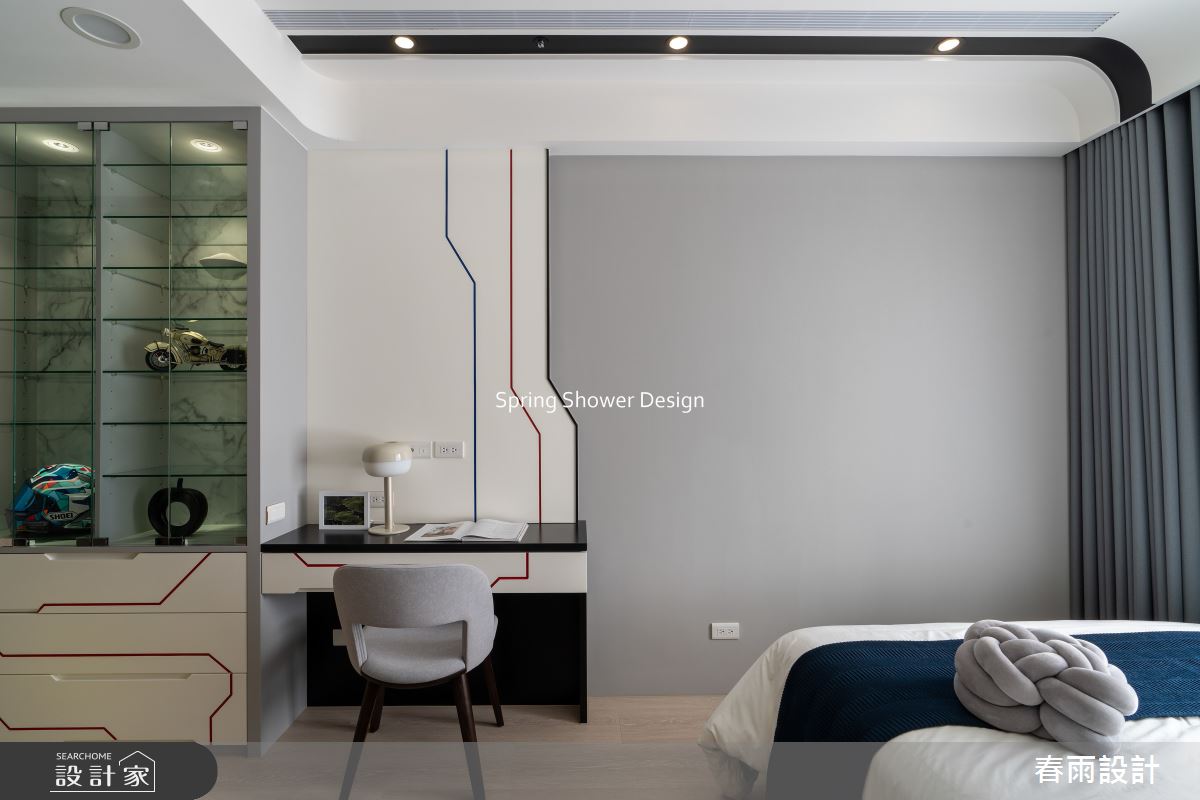 新成屋(5年以下)＿現代風臥室案例圖片＿春雨設計＿春雨_283 築禾交響院之35