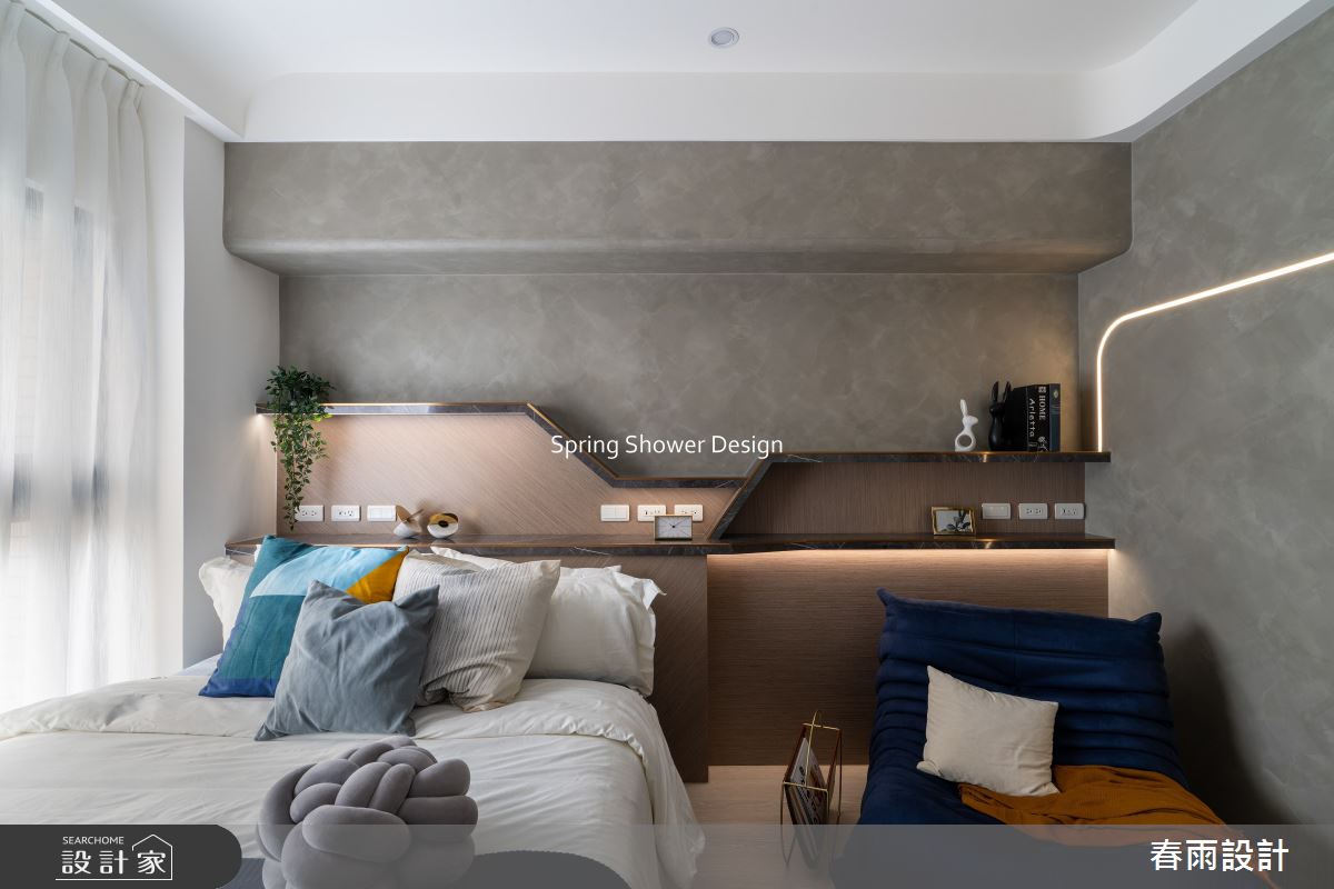 新成屋(5年以下)＿現代風臥室案例圖片＿春雨設計＿春雨_283 築禾交響院之36