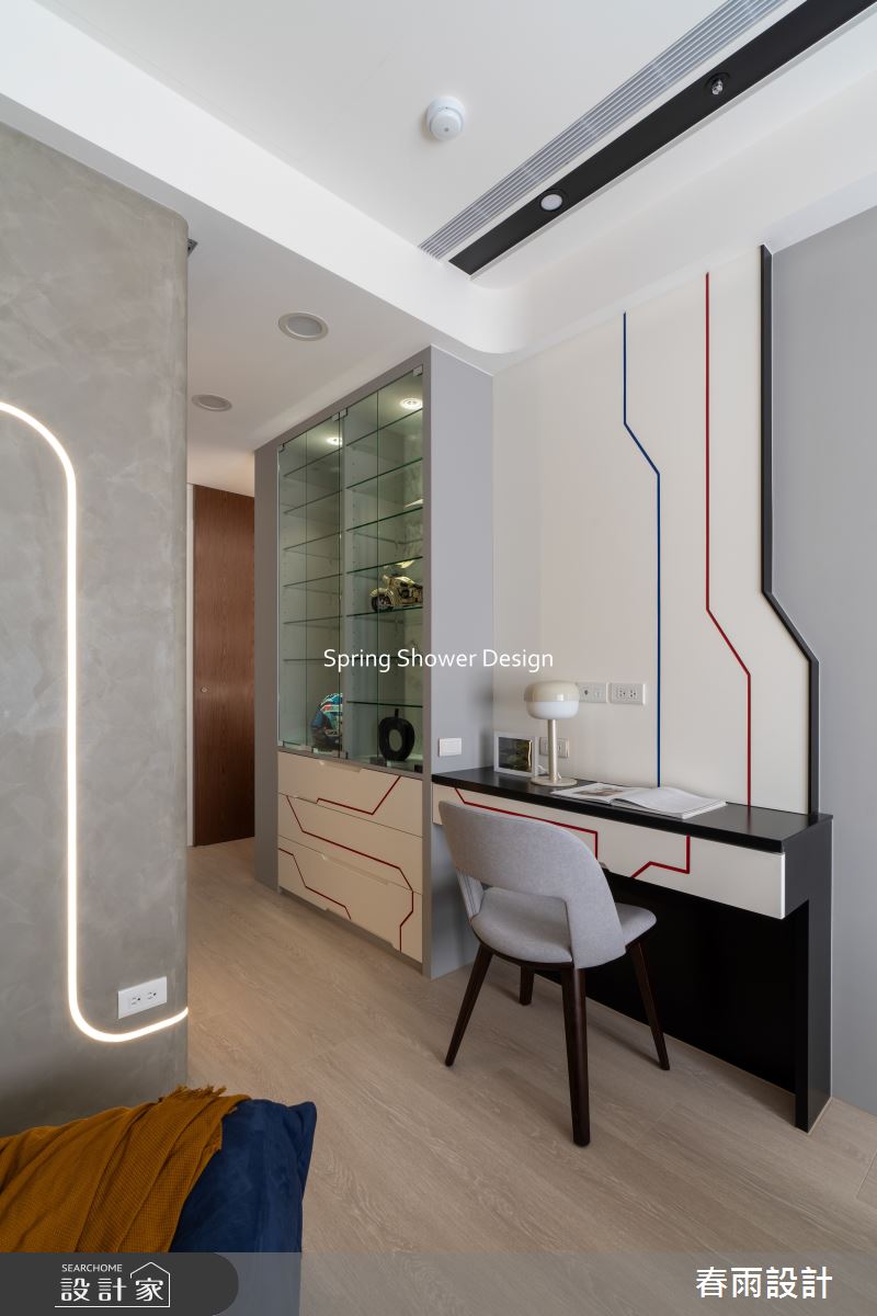 新成屋(5年以下)＿現代風臥室案例圖片＿春雨設計＿春雨_283 築禾交響院之38
