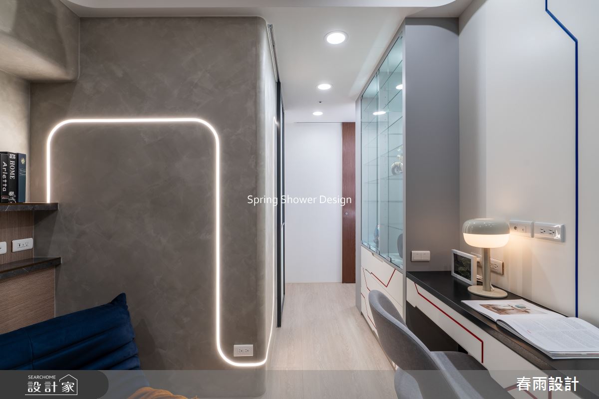 新成屋(5年以下)＿現代風臥室案例圖片＿春雨設計＿春雨_283 築禾交響院之39