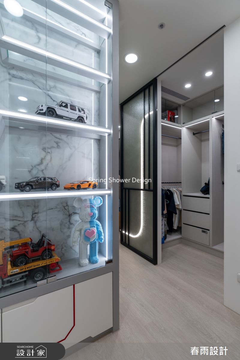 新成屋(5年以下)＿現代風臥室更衣間案例圖片＿春雨設計＿春雨_283 築禾交響院之42