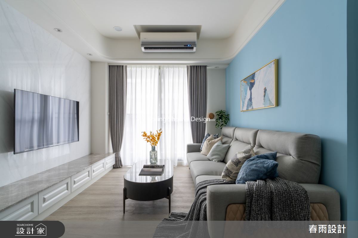 新成屋(5年以下)＿美式風客廳案例圖片＿春雨設計＿春雨_285 合康檜邑之13