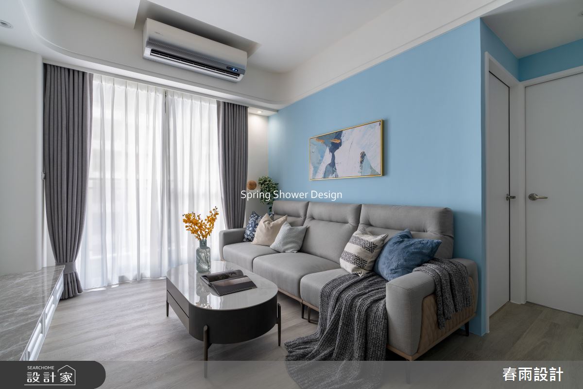 新成屋(5年以下)＿美式風客廳案例圖片＿春雨設計＿春雨_285 合康檜邑之14