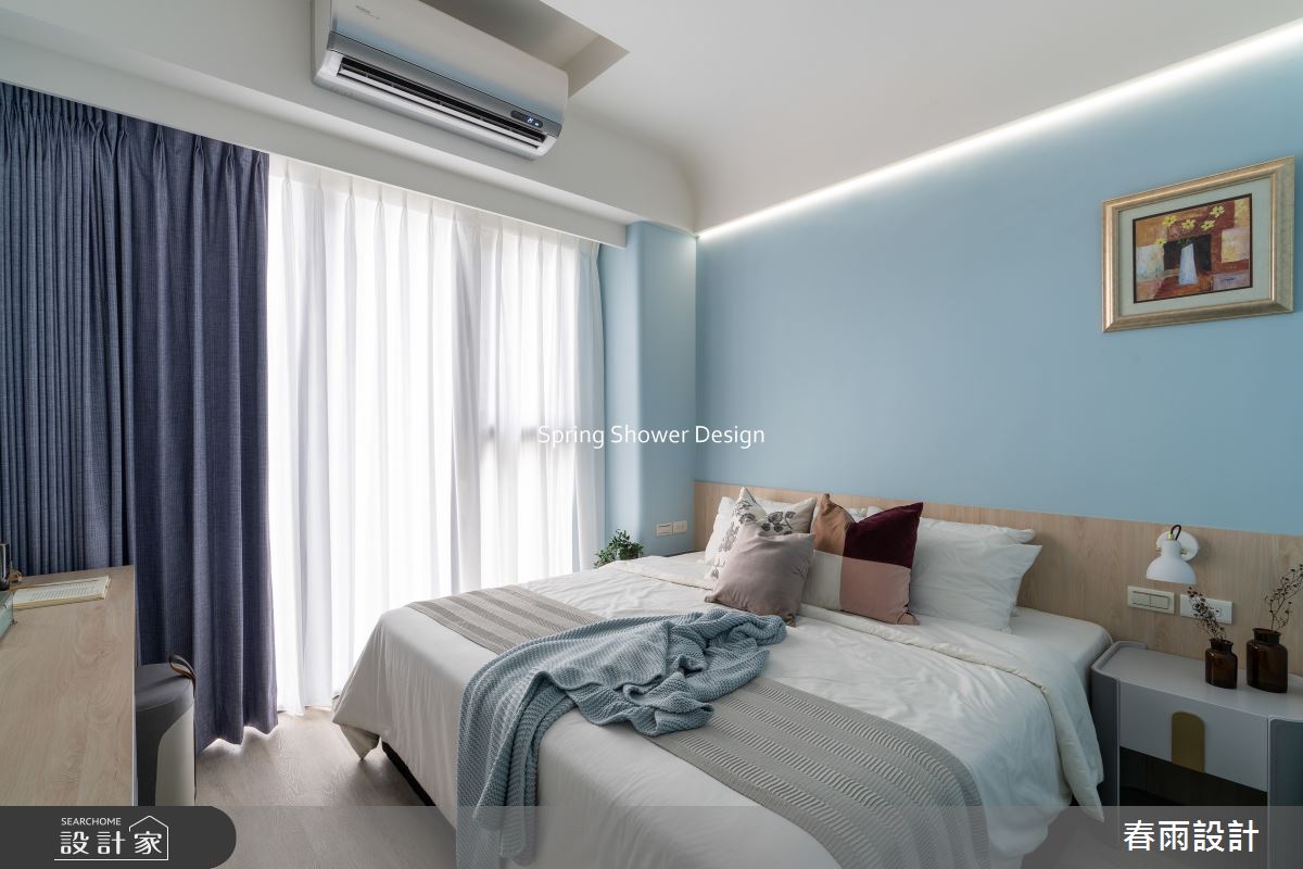 新成屋(5年以下)＿美式風臥室案例圖片＿春雨設計＿春雨_285 合康檜邑之30
