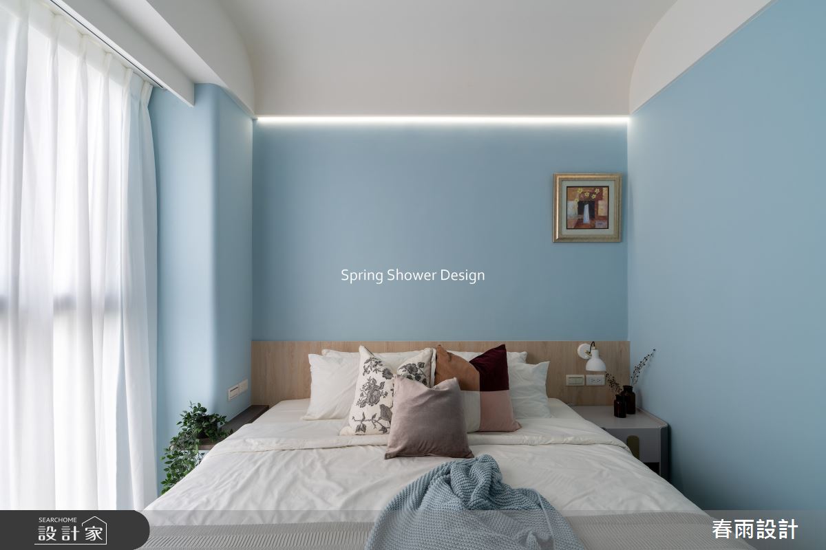 新成屋(5年以下)＿美式風臥室案例圖片＿春雨設計＿春雨_285 合康檜邑之33