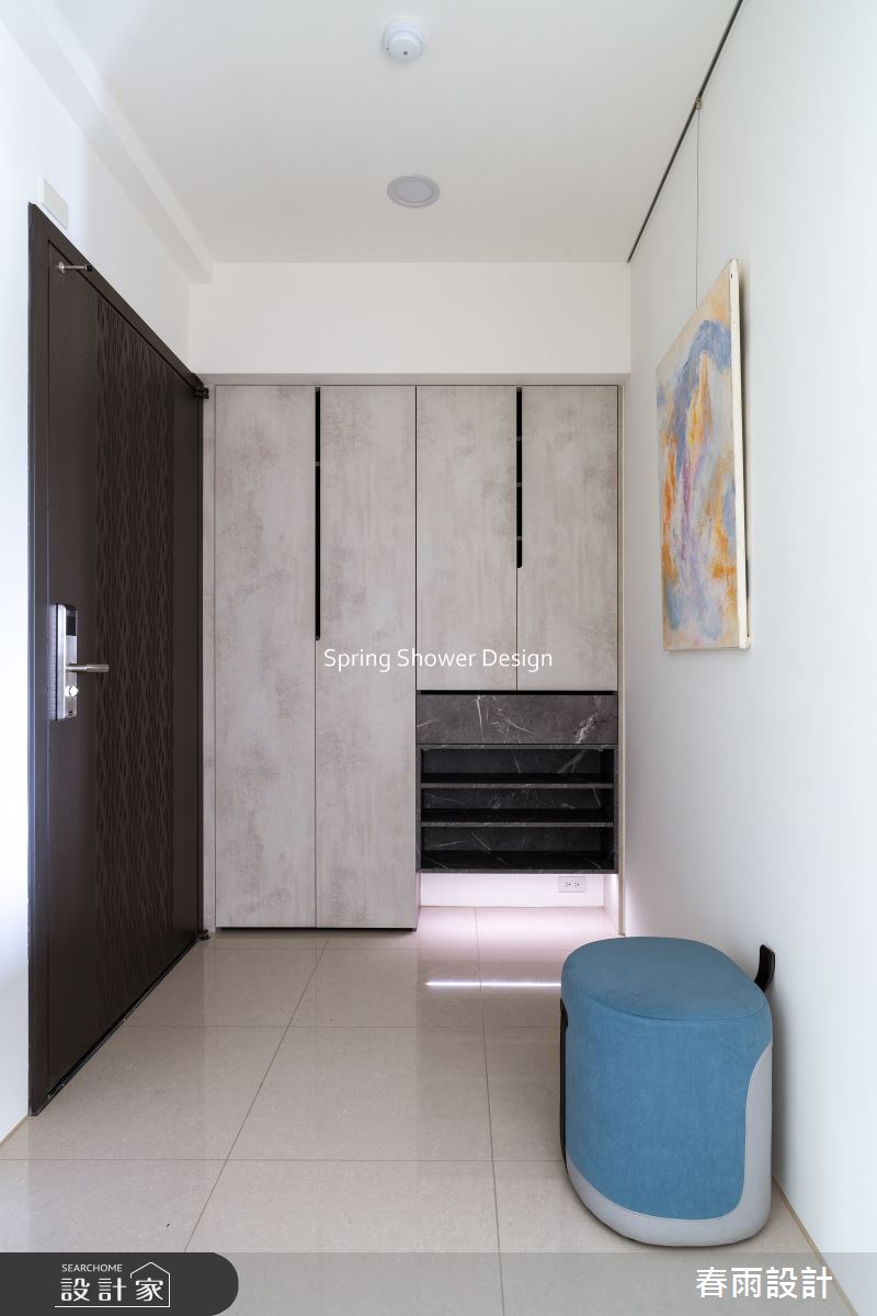 新成屋(5年以下)＿現代風玄關案例圖片＿春雨設計＿春雨_287 國聚之善之1