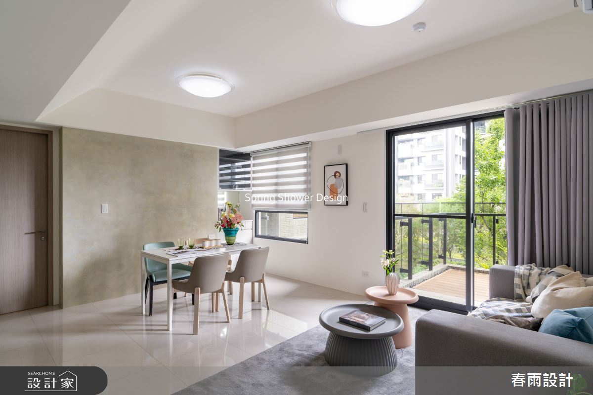 新成屋(5年以下)＿現代風客廳餐廳陽台案例圖片＿春雨設計＿春雨_287 國聚之善之7