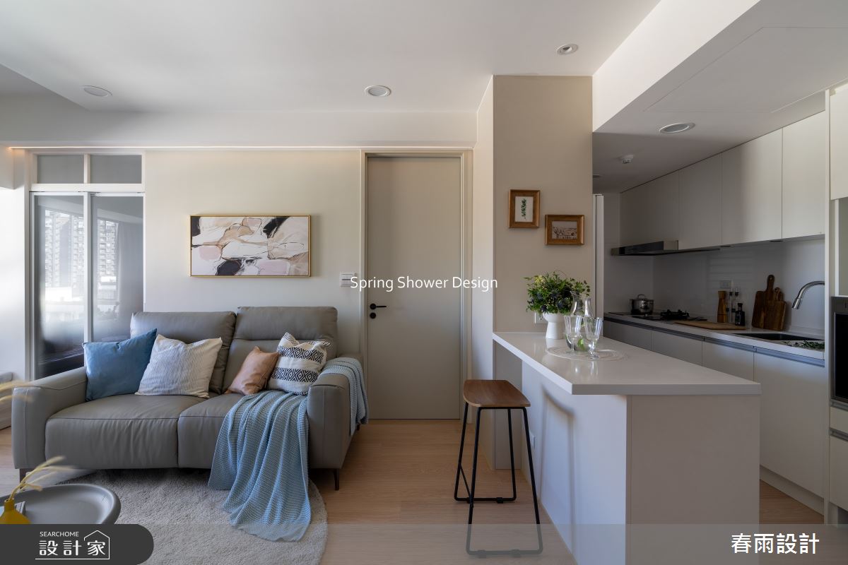 新成屋(5年以下)＿現代風客廳餐廳廚房吧檯案例圖片＿春雨設計＿春雨_288 寶亞南山公館之14