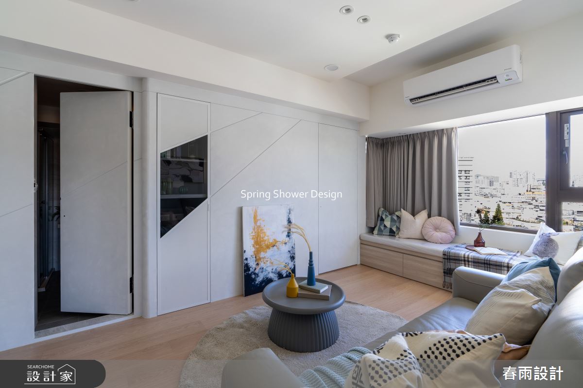 新成屋(5年以下)＿現代風客廳臥榻案例圖片＿春雨設計＿春雨_288 寶亞南山公館之23