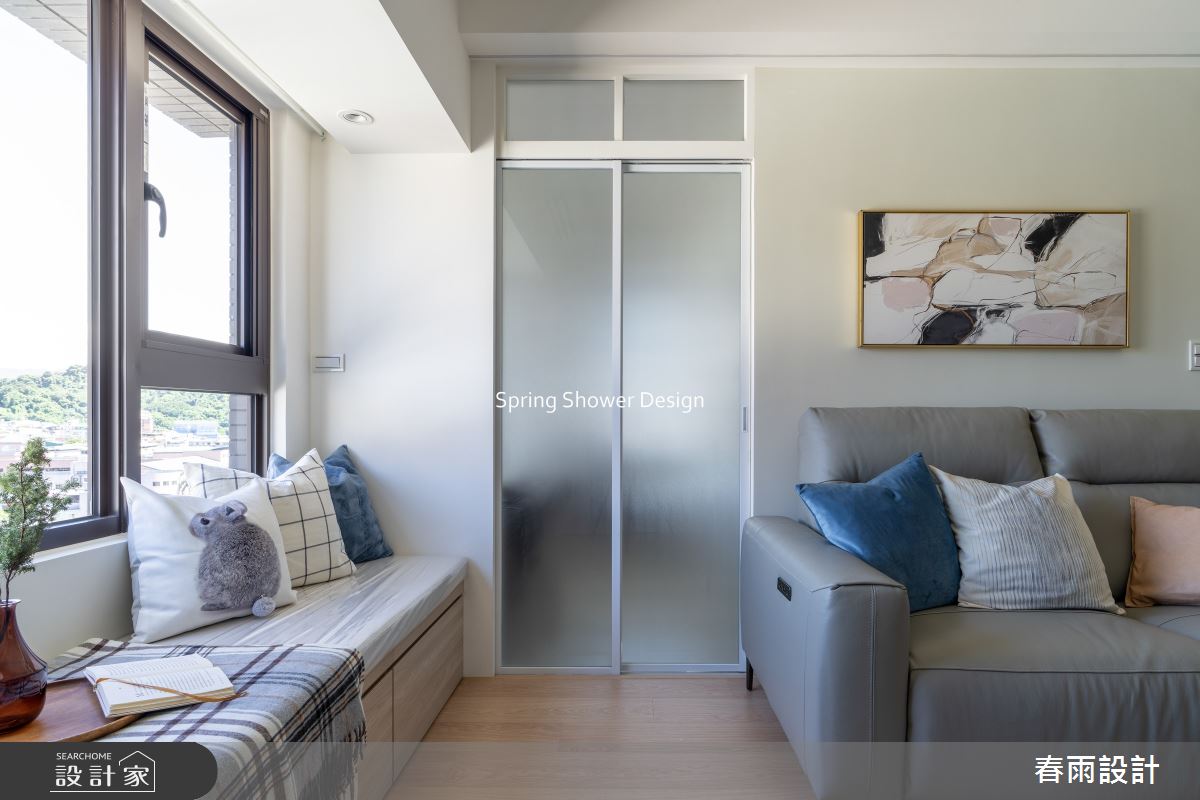 新成屋(5年以下)＿現代風客廳臥榻案例圖片＿春雨設計＿春雨_288 寶亞南山公館之26