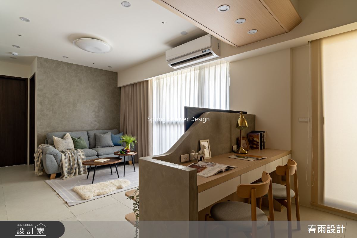 新成屋(5年以下)＿現代風客廳書房工作區案例圖片＿春雨設計＿春雨_289 磐古一期之5