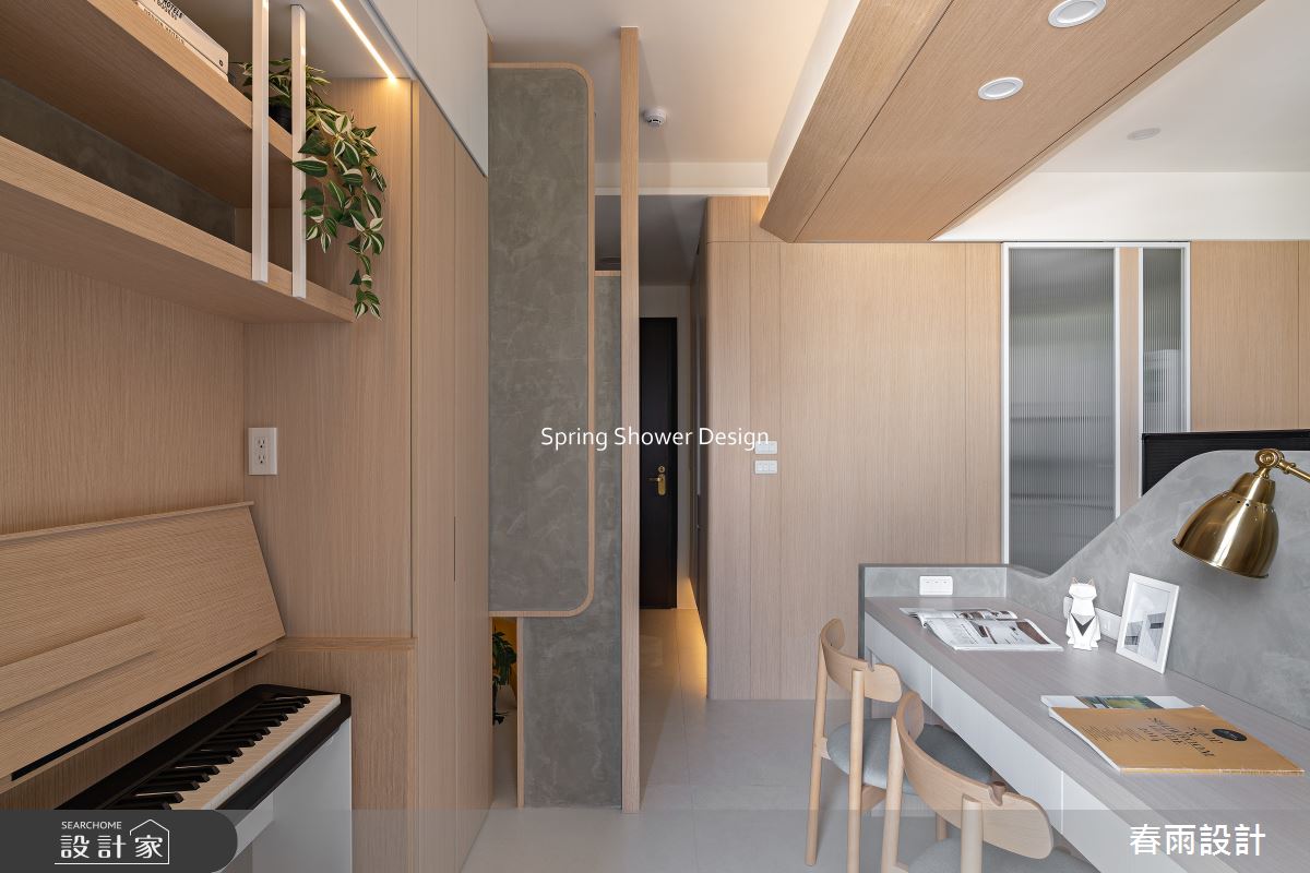 新成屋(5年以下)＿現代風書房工作區案例圖片＿春雨設計＿春雨_289 磐古一期之7