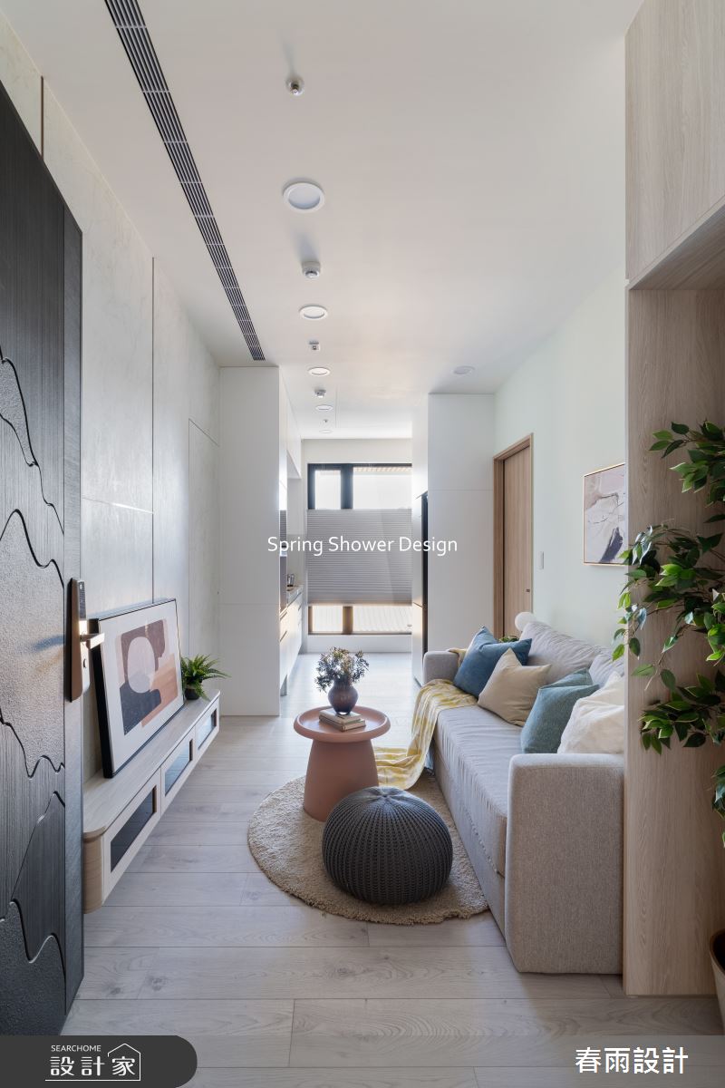 新成屋(5年以下)＿現代風玄關客廳案例圖片＿春雨設計＿春雨_290 岳榕莊之1