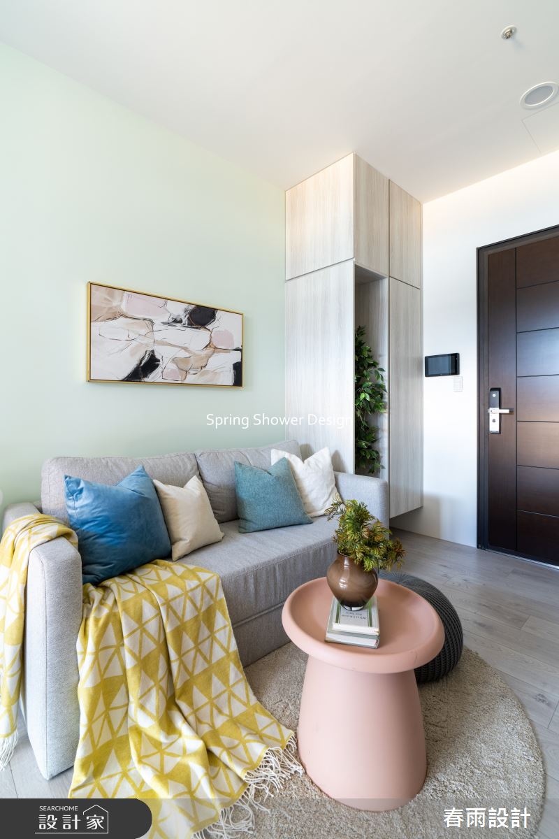新成屋(5年以下)＿現代風玄關客廳案例圖片＿春雨設計＿春雨_290 岳榕莊之4