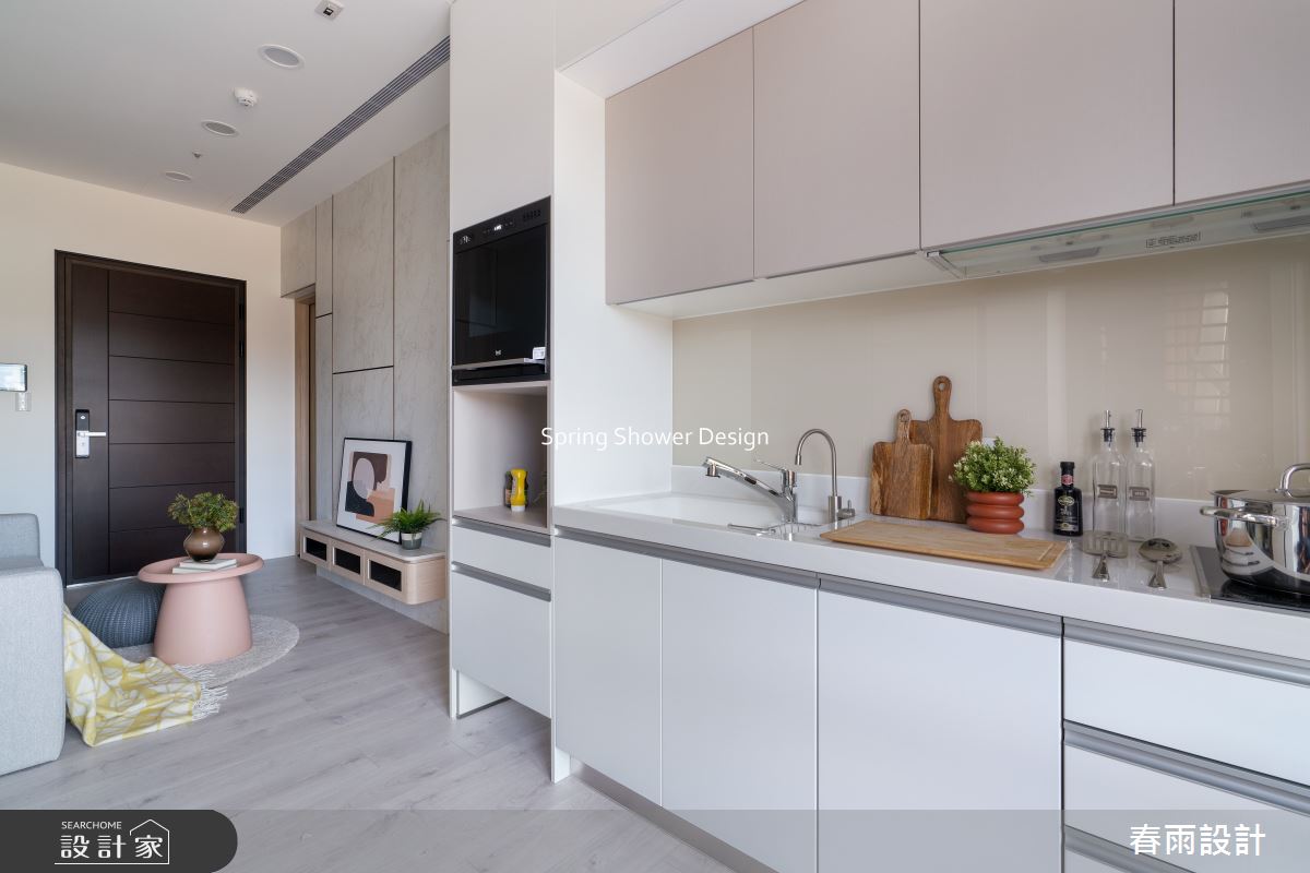 新成屋(5年以下)＿現代風客廳廚房案例圖片＿春雨設計＿春雨_290 岳榕莊之14