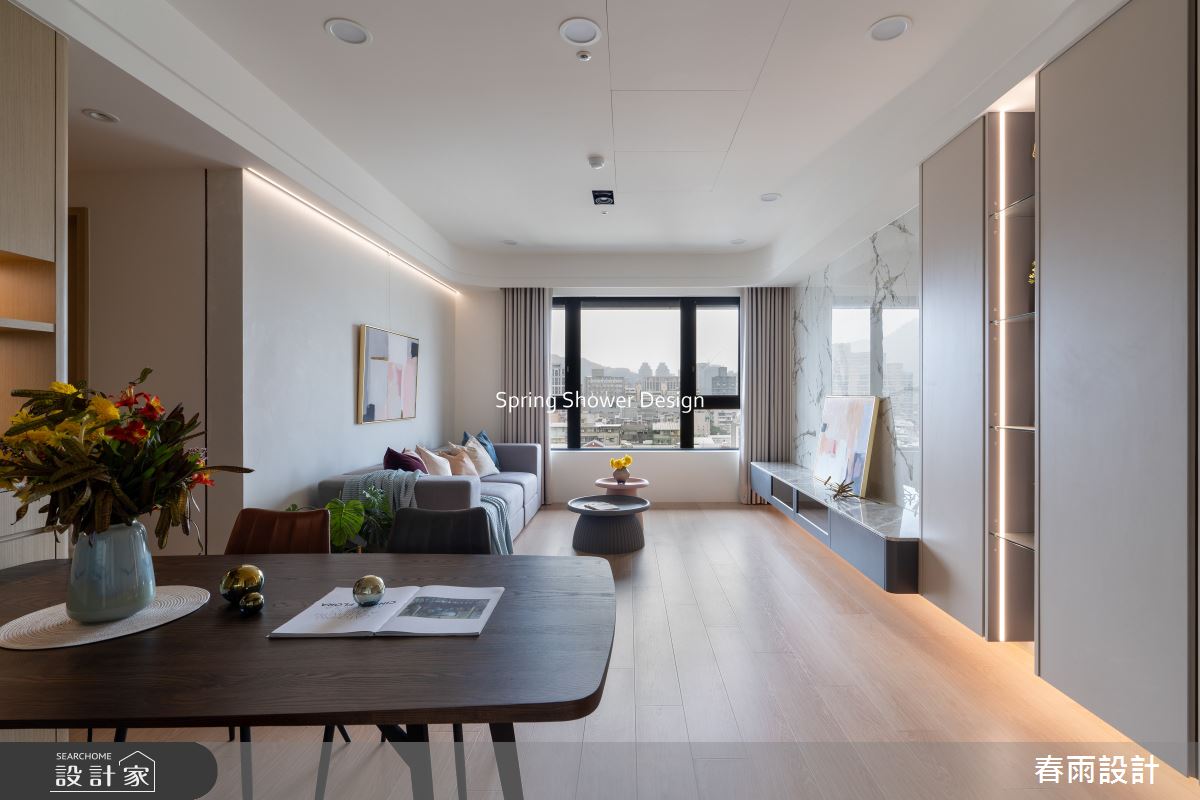 新成屋(5年以下)＿現代風客廳餐廳案例圖片＿春雨設計＿春雨_291 璞真永吉之6