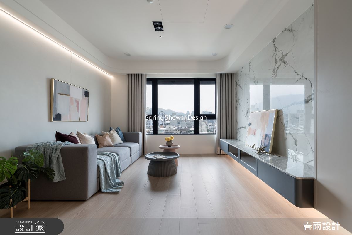 新成屋(5年以下)＿現代風客廳案例圖片＿春雨設計＿春雨_291 璞真永吉之14