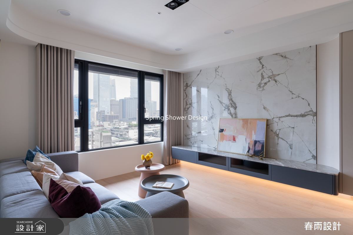 新成屋(5年以下)＿現代風客廳案例圖片＿春雨設計＿春雨_291 璞真永吉之15