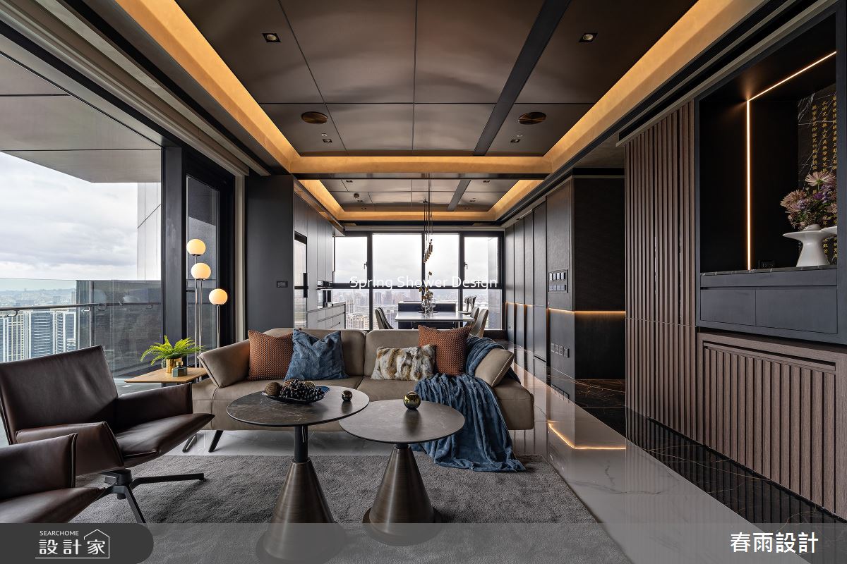 新成屋(5年以下)＿現代風客廳案例圖片＿春雨設計＿春雨_292 三輝玳門之4