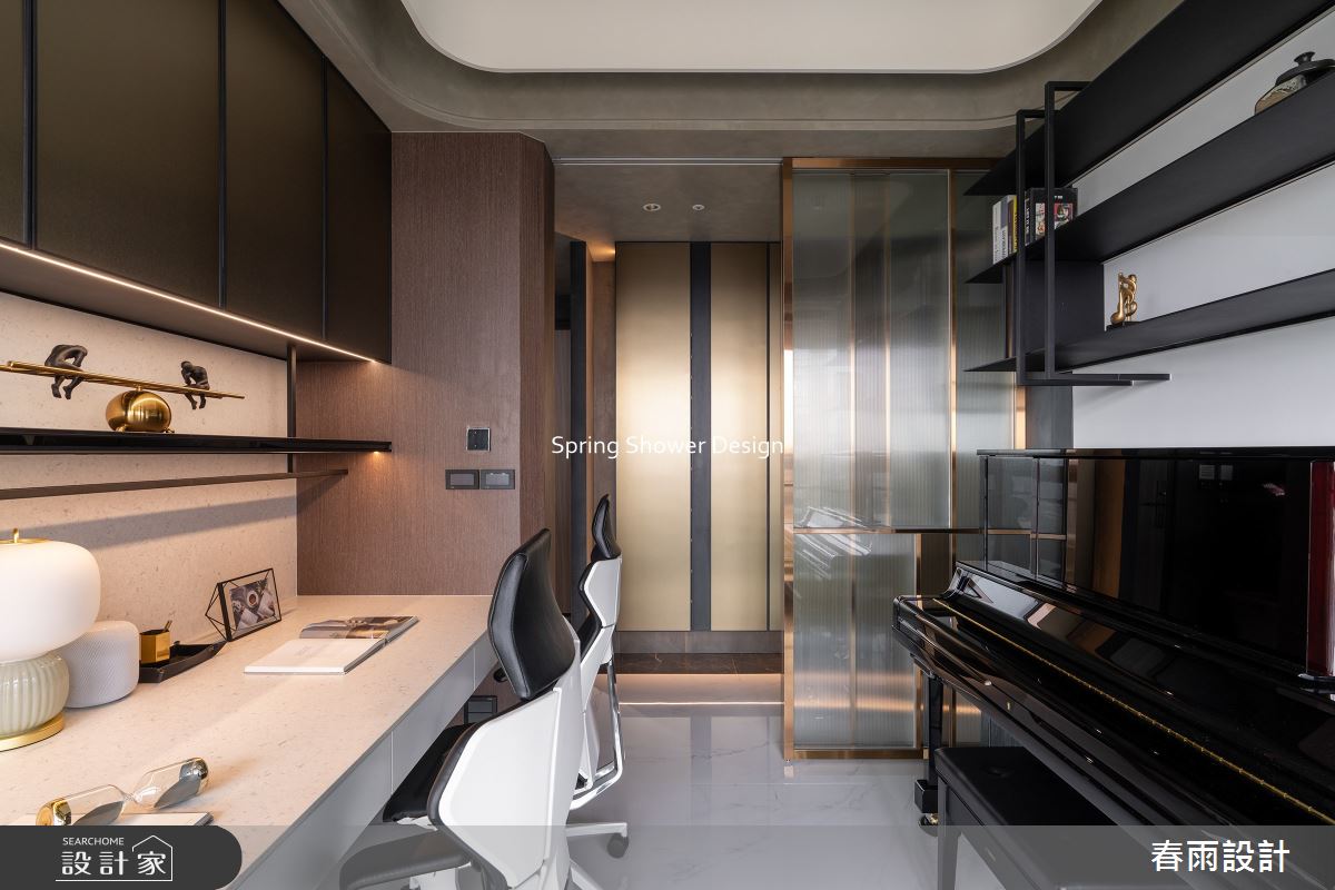 新成屋(5年以下)＿現代風書房案例圖片＿春雨設計＿春雨_292 三輝玳門之25