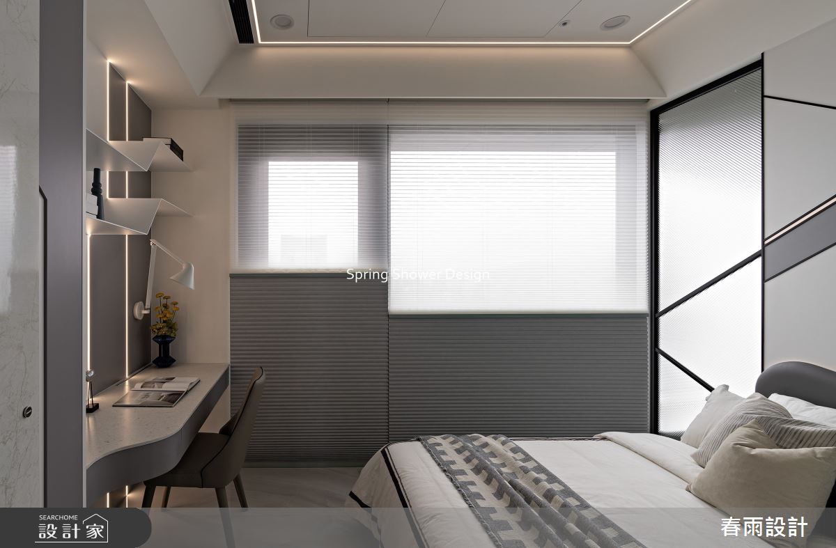 新成屋(5年以下)＿現代風臥室案例圖片＿春雨設計＿春雨_292 三輝玳門之47