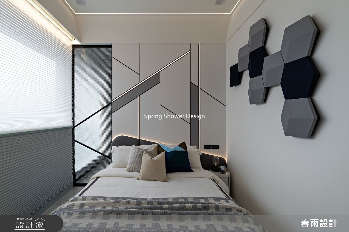 新成屋(5年以下)＿現代風臥室案例圖片＿春雨設計＿春雨_292 三輝玳門之48