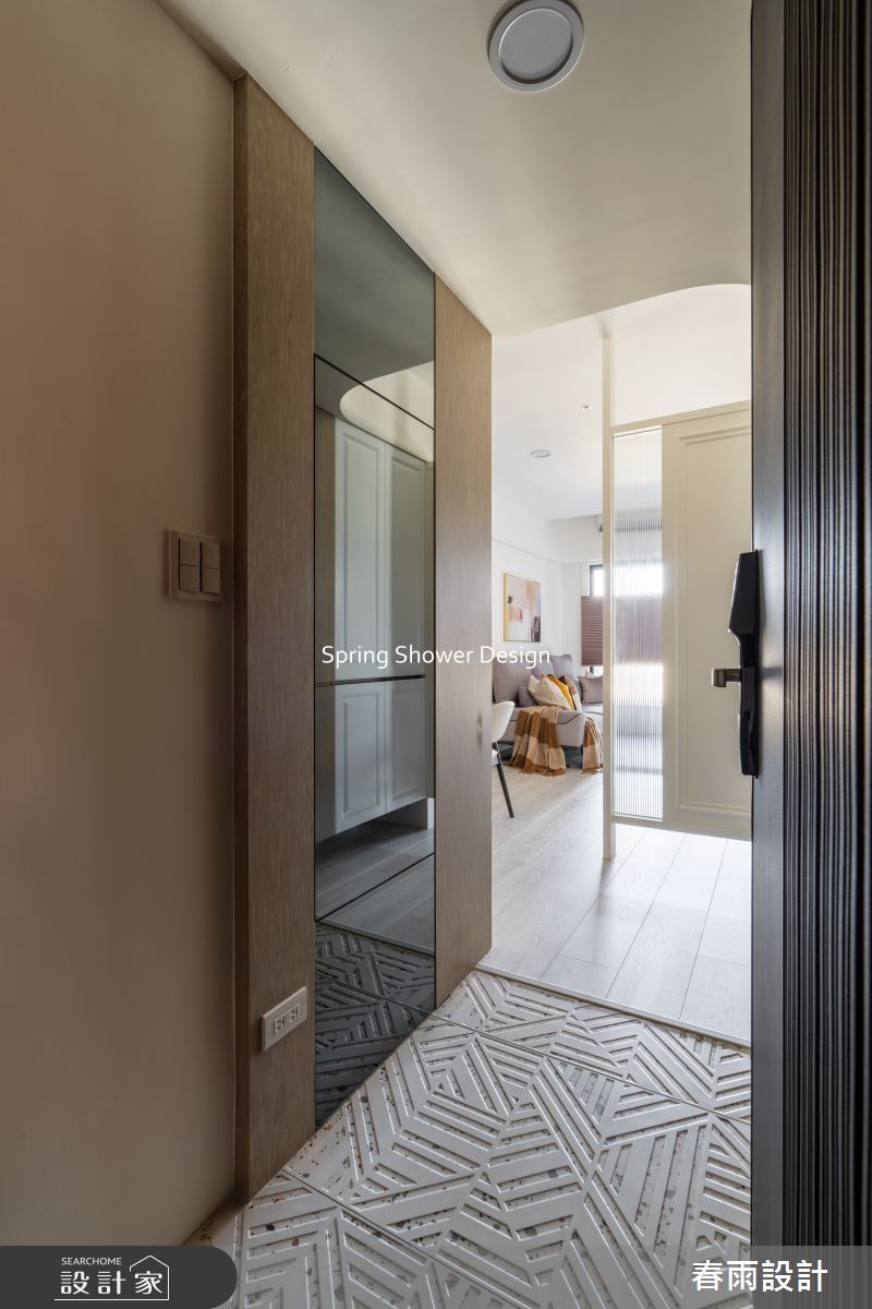 新成屋(5年以下)＿現代風玄關案例圖片＿春雨設計＿春雨_293 美術白天鵝之1