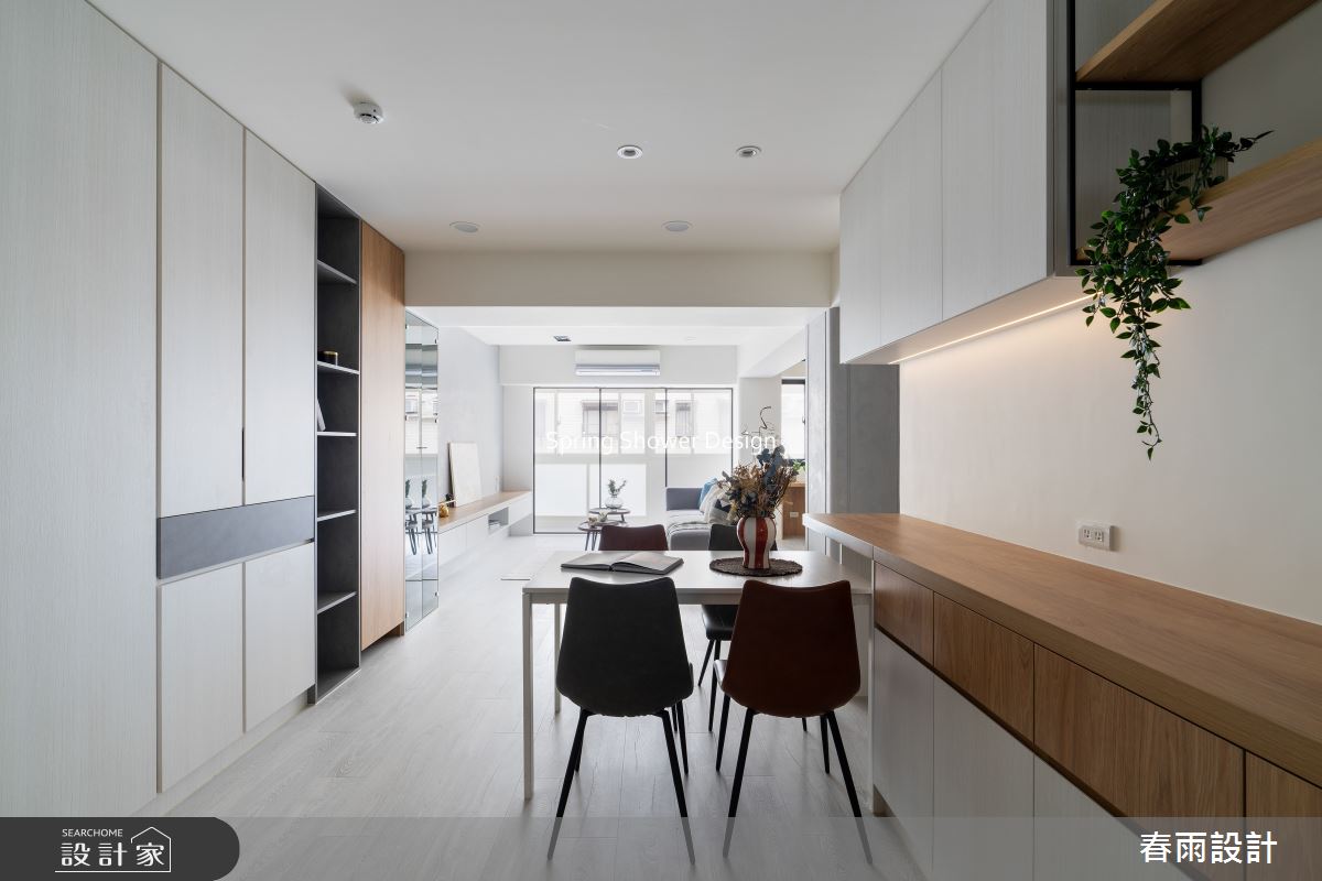 老屋(16~30年)＿北歐風客廳餐廳案例圖片＿春雨設計＿春雨_294 復興北路之5