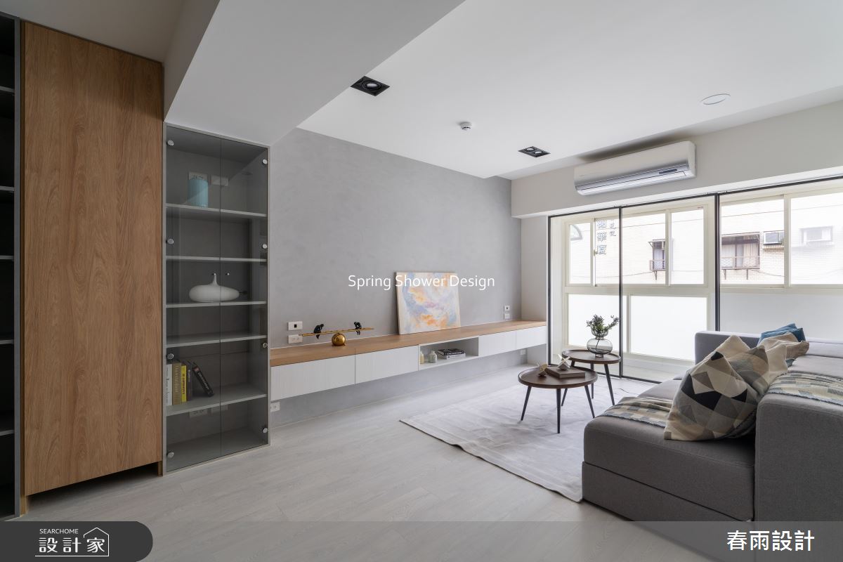 老屋(16~30年)＿北歐風客廳案例圖片＿春雨設計＿春雨_294 復興北路之11