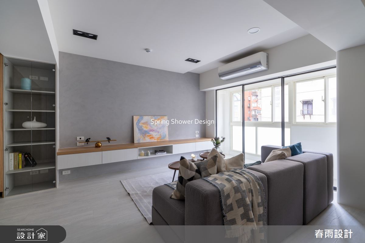 老屋(16~30年)＿北歐風客廳案例圖片＿春雨設計＿春雨_294 復興北路之12