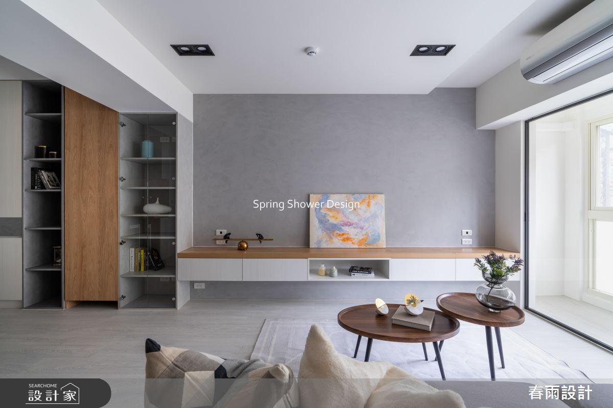 老屋(16~30年)＿北歐風客廳案例圖片＿春雨設計＿春雨_294 復興北路之13