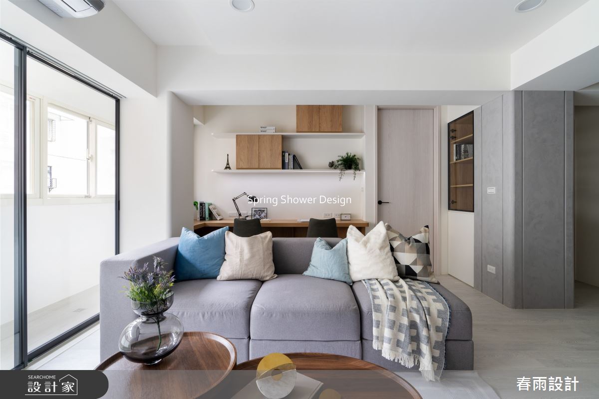 老屋(16~30年)＿北歐風客廳案例圖片＿春雨設計＿春雨_294 復興北路之18