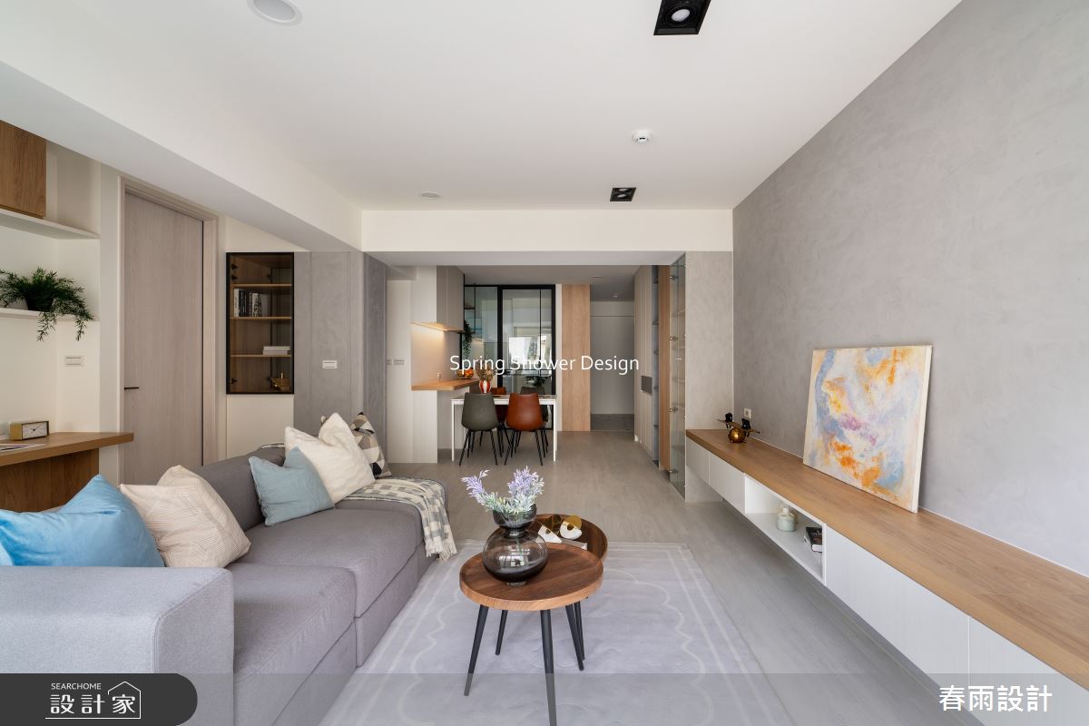 老屋(16~30年)＿北歐風客廳餐廳案例圖片＿春雨設計＿春雨_294 復興北路之20