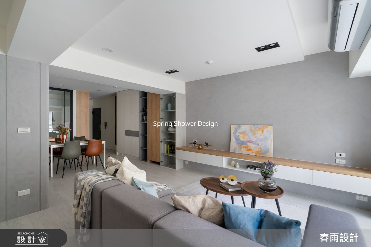 老屋(16~30年)＿北歐風客廳餐廳案例圖片＿春雨設計＿春雨_294 復興北路之21