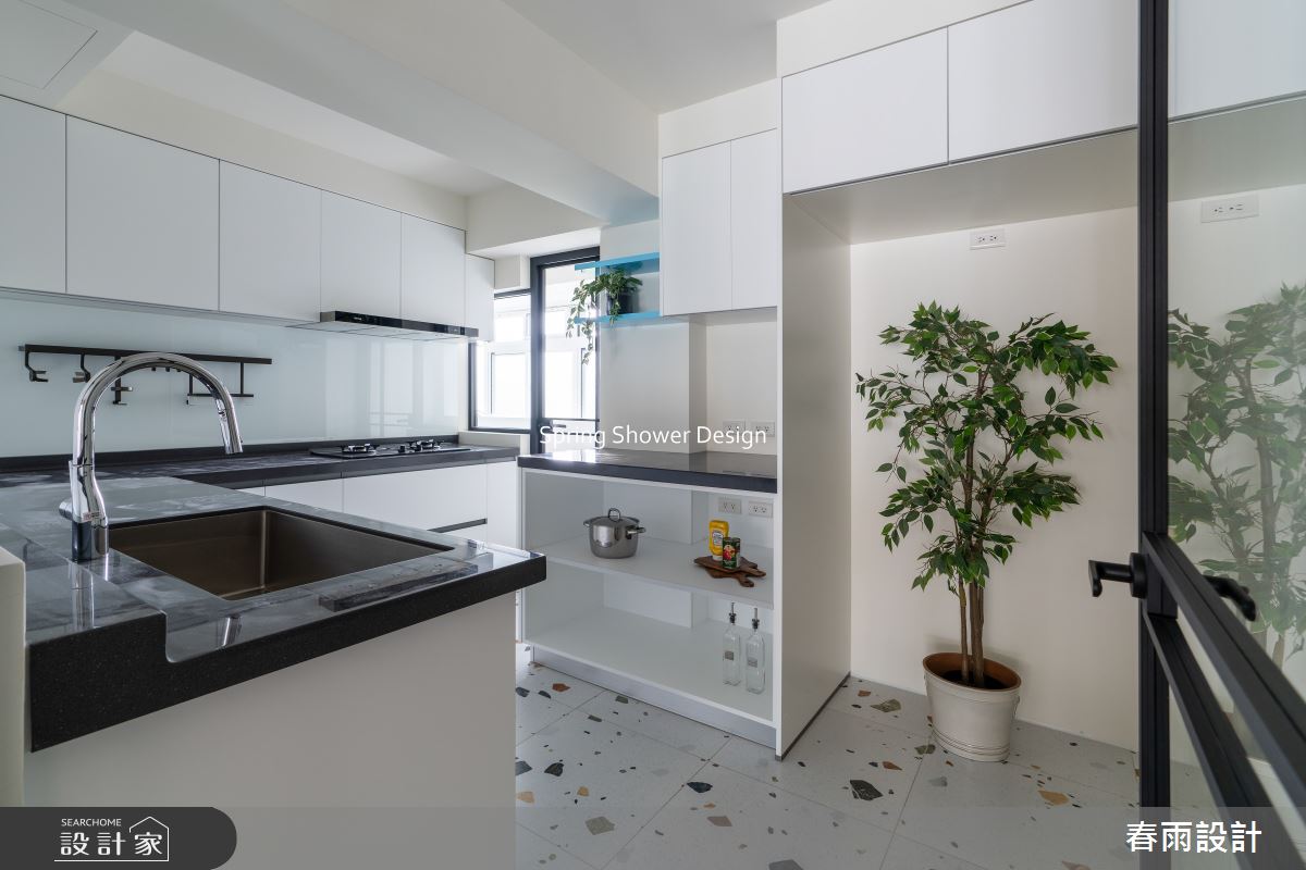 老屋(16~30年)＿北歐風廚房案例圖片＿春雨設計＿春雨_294 復興北路之22