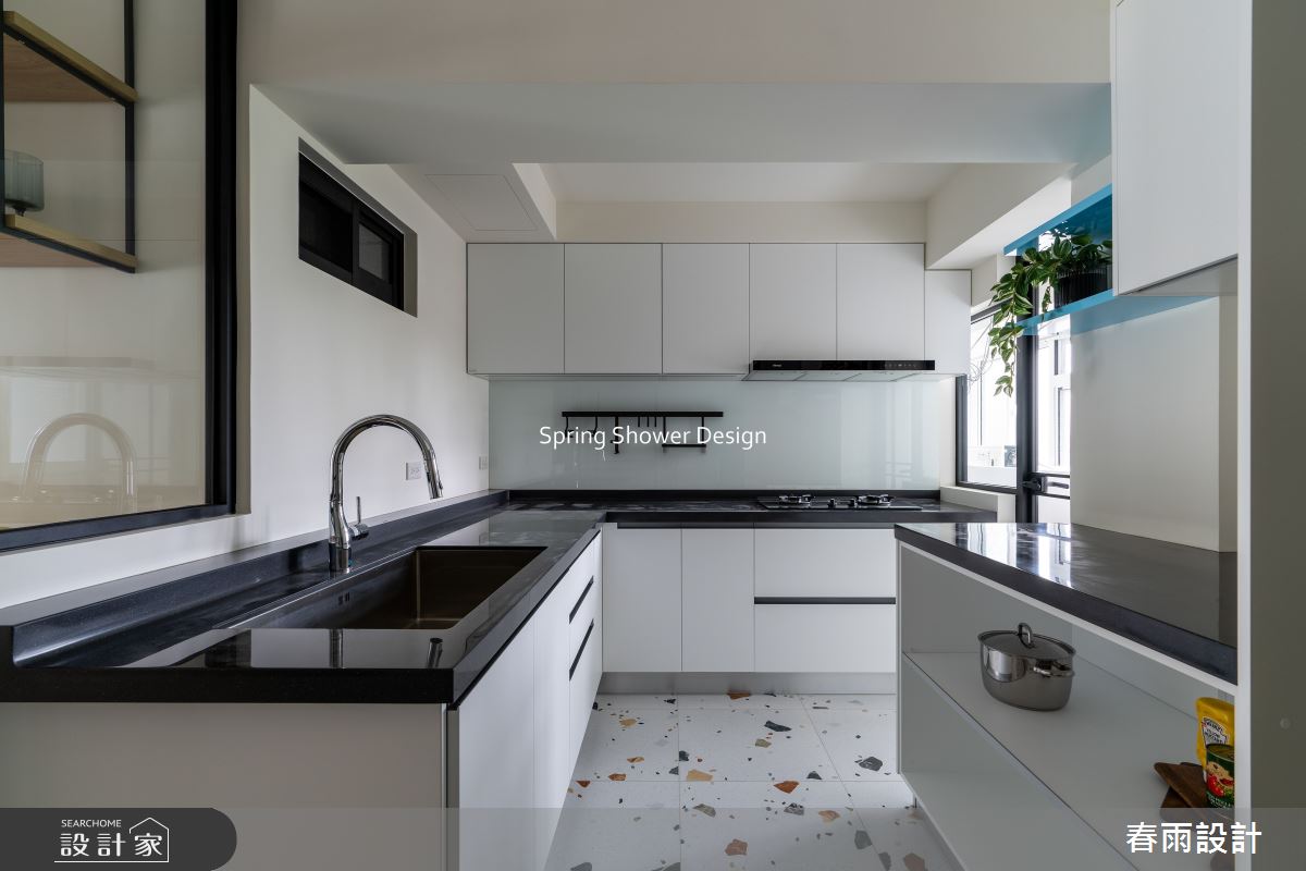 老屋(16~30年)＿北歐風廚房案例圖片＿春雨設計＿春雨_294 復興北路之23