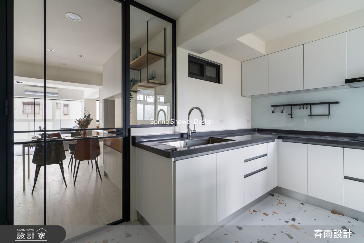 老屋(16~30年)＿北歐風廚房案例圖片＿春雨設計＿春雨_294 復興北路之24