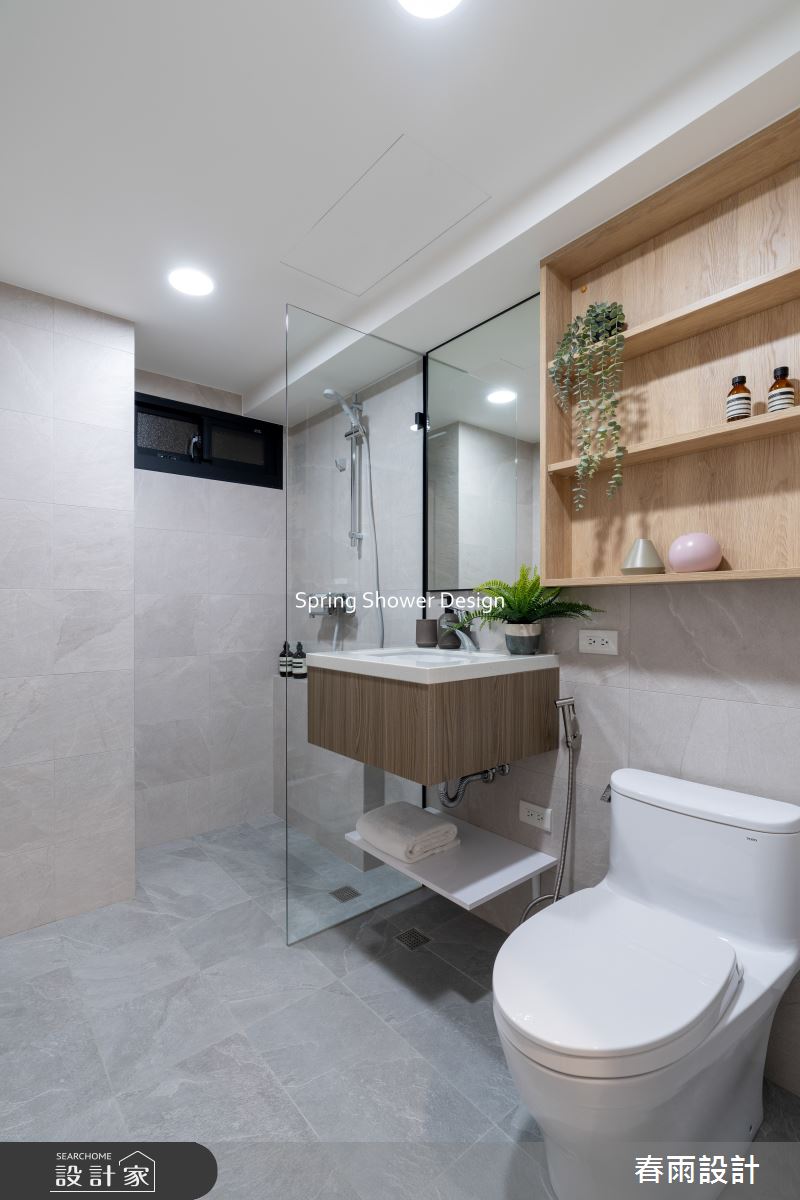 老屋(16~30年)＿北歐風浴室案例圖片＿春雨設計＿春雨_294 復興北路之25
