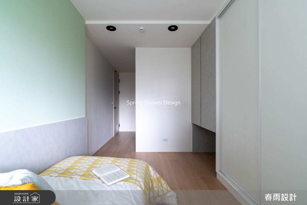 老屋(16~30年)＿北歐風臥室案例圖片＿春雨設計＿春雨_294 復興北路之32